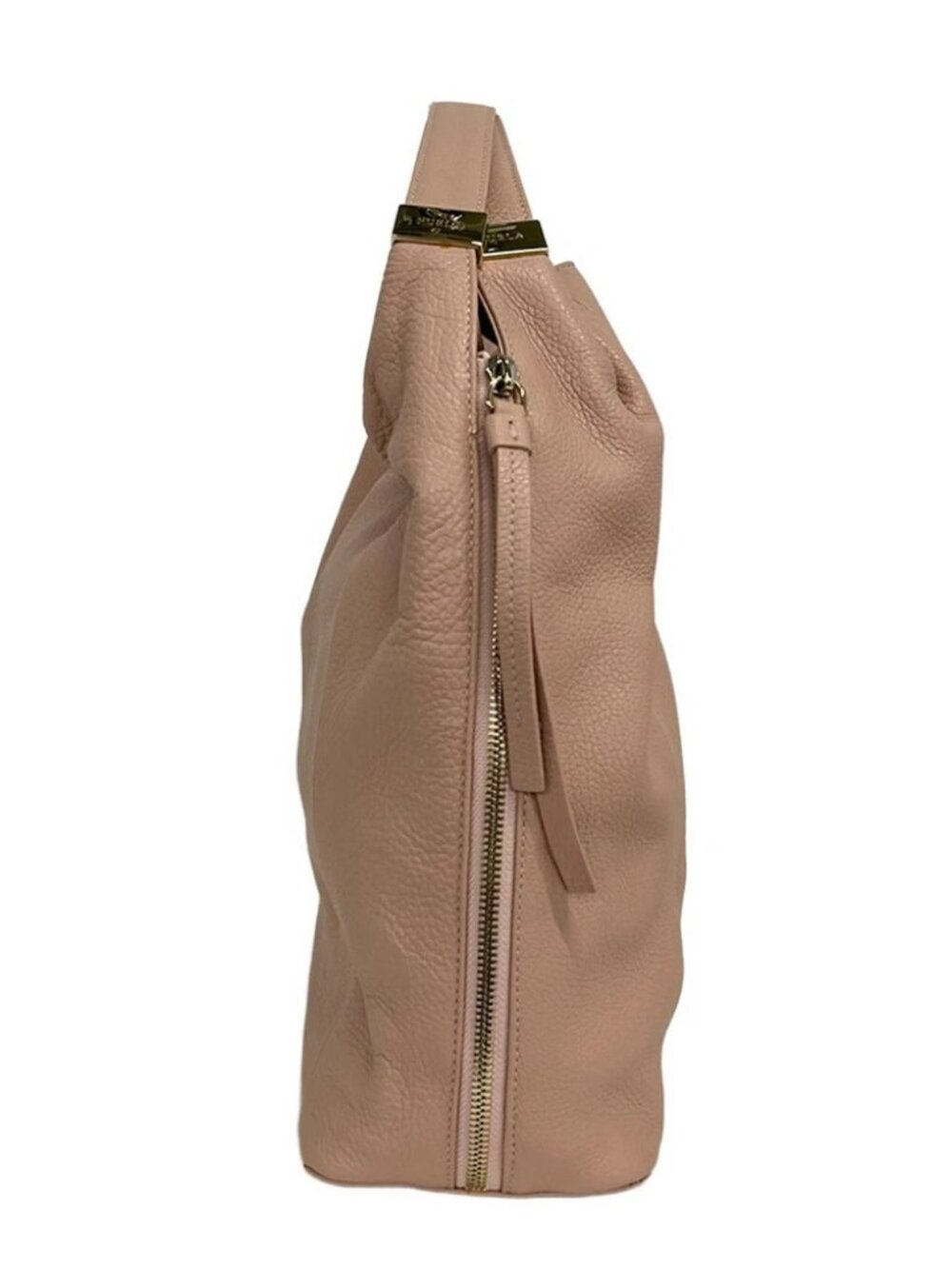 FURLA Pink Beige Leather Handbag - Picture 4 of 14